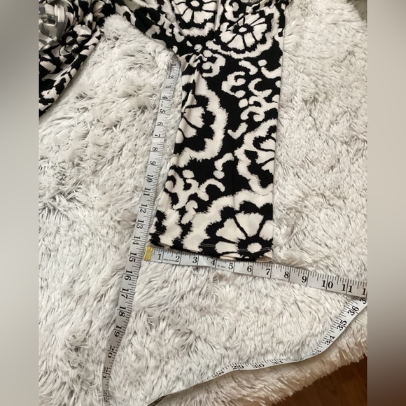 INC International Concepts black and white beaded detail blouse Large - Picture 11 of 13